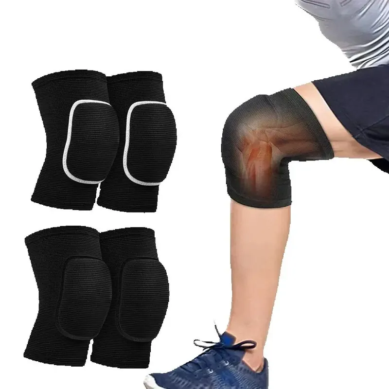 WorthWhile Tanz-Knieschoner für Volleyball Yoga Frauen Kinder Männer Patella-Stütze EVA-Knieschützer Fitness-Protektor Arbeitsausrüstung