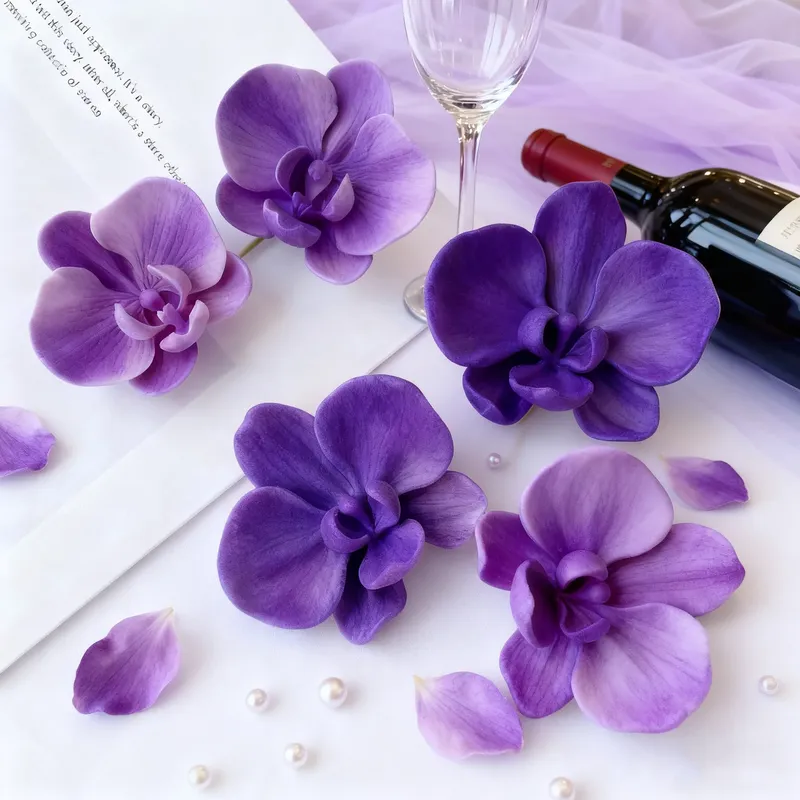 DIY Phalaenopsis Orchidee Blume Silikonform Floral Duftkerze Gipsform Handgemachte Seifenherstellung Zubehör
