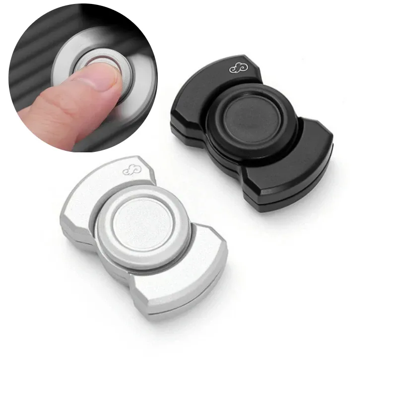 Metall Magnetische Slider Gyroskop Verformung Hand Spinning Karte Mini EDC Dekompression Erwachsene Zappeln Spielzeug Anti Angst