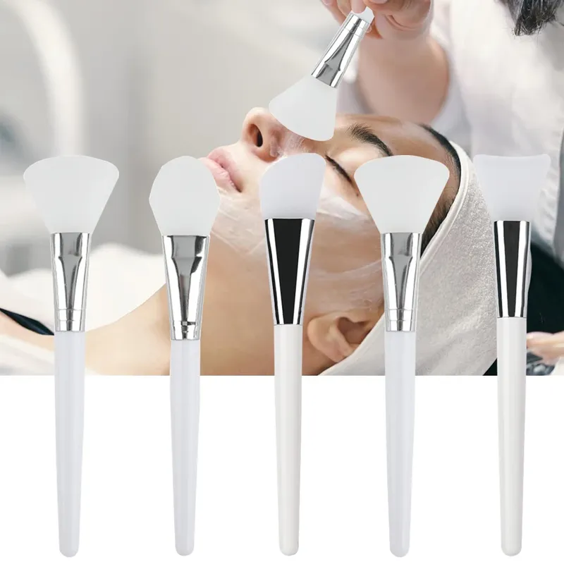 3/4PCS Silikon Gesichtsmaske Pinsel Anwendung Werkzeug Weiches Silikon Für Gesichts Schlamm Ton Maske Wiederverwendbare Gesichtsmaske Spachtel schönheit Werkzeuge