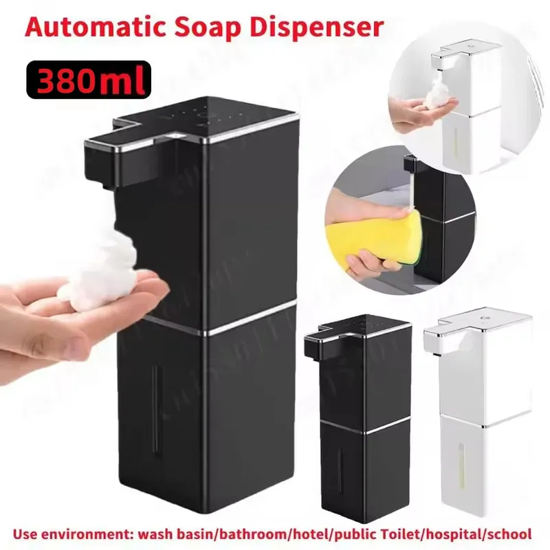 380ML Licht Display Tisch Oder Wand-Montiert Intelligente Automatische Sinn Seifenspender Elektrische Gesicht Hand Geschirr Waschmaschine