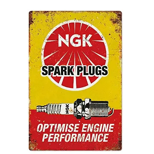 Ngk Zündkerzen Dekor Wanddekoration Metallblechschilder Küche Garage Bar