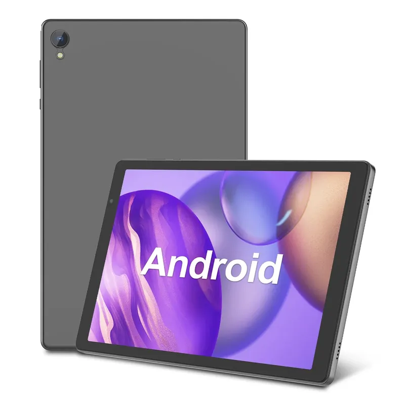 10-Zoll-Tablet, Android 14, Quad-Core-Prozessor, 4 GB RAM (2 GB + 2 GB erweiterbar), 32 GB Speicher, WLAN, zwei Kameras, 6000 mAh