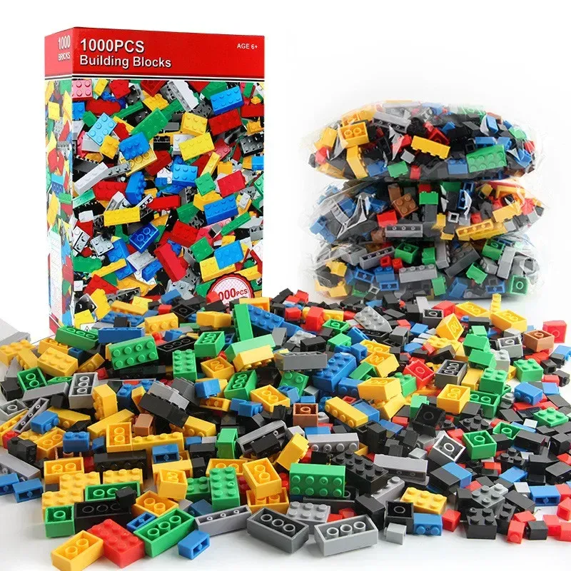 Zufällige DIY kreative Bausteine Großset Urban Classic Bausteine zusammengebautes Geburtstagsgeschenk Lernspielzeug für Kinder