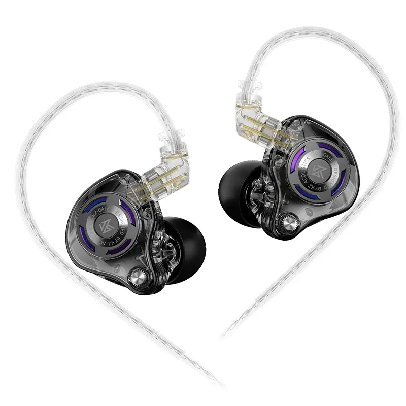 KZ-Gale Gaming-Kopfhörer, Hi-Fi-Akustikstandards. Omnidirektionale Dual-Mikrofone