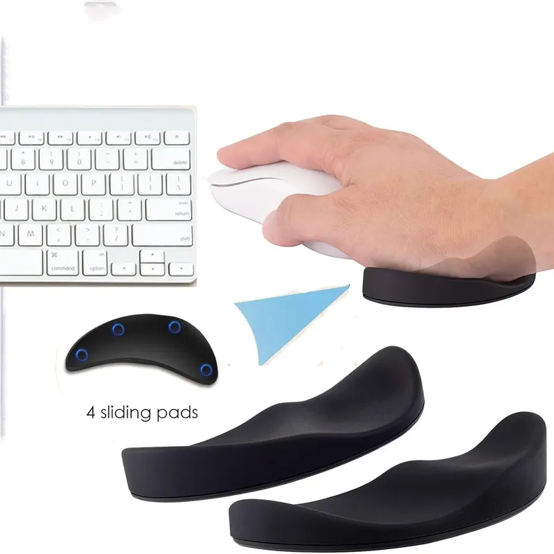 Gleitsicht-Handballenauflage, ergonomische Handballenauflage für die Maus, gleitende Handballenauflage für die richtige Handmüdung zur Linderung von Büroarbeit, Gaming