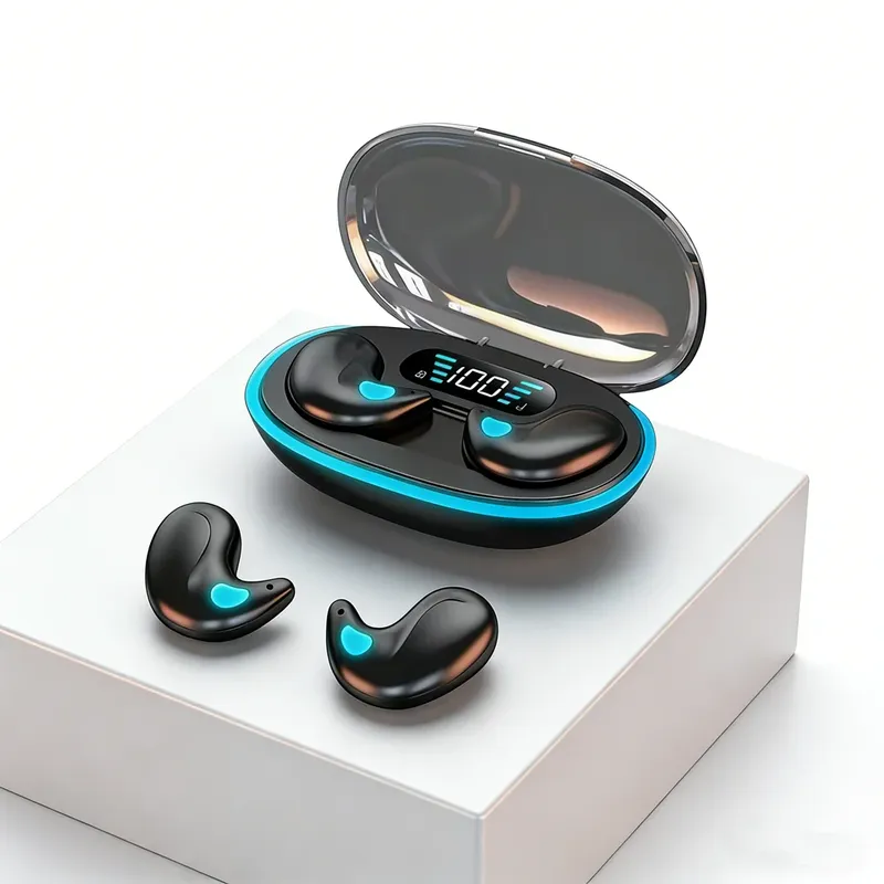 TWS Wireless Bluetooth-Ohrhörer, wasserdichter Kopfhörer, Mini-Ohrhörer, TWS-Stereo-Kopfhörer für alle Smartphones