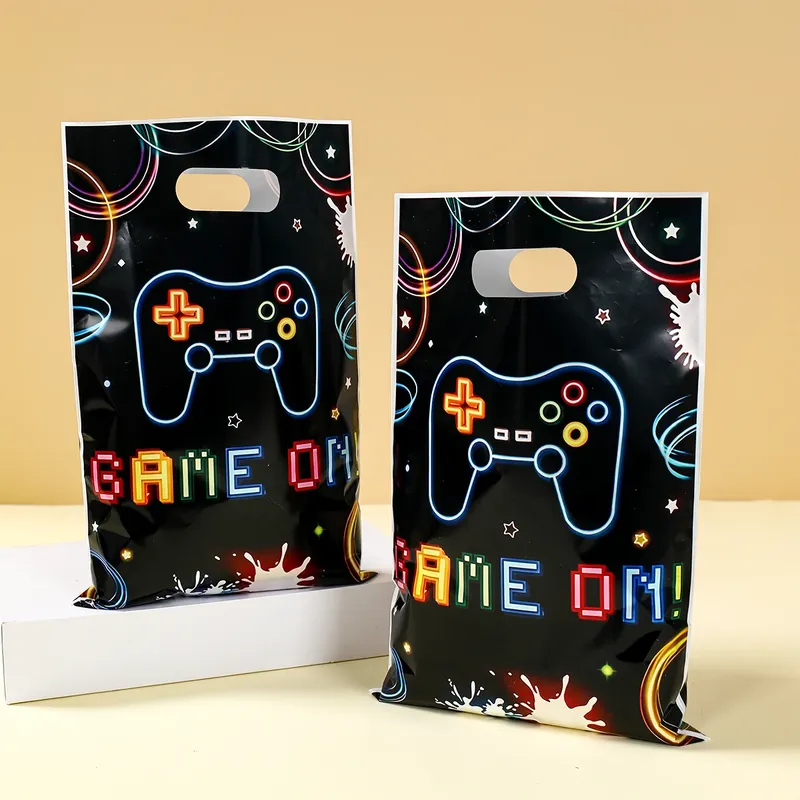 10/25/50 stücke Videospiel Geschenk Taschen Spiel Geburtstag Party Dekoration Spiel Auf Goodie Taschen Candy Tasche Baby dusche Kinder Gefälligkeiten Geschenke