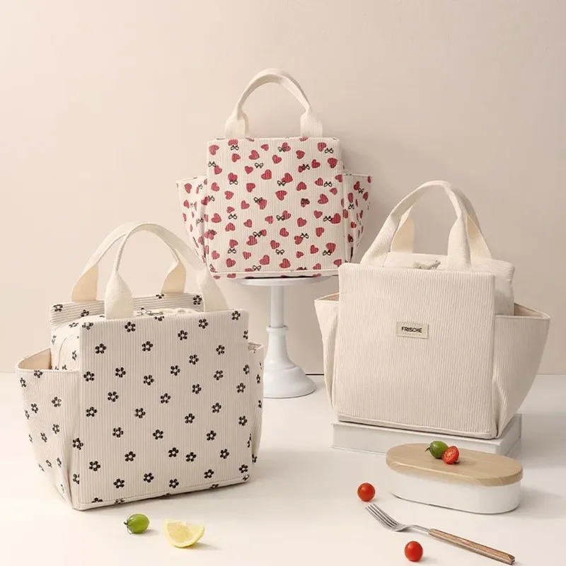 Diese Lunchtasche ist eine isolierte Lunchbox, eine wiederverwendbare auslaufsichere große gekühlte Handtasche eignet sich für Männer und Frauen. A-DH