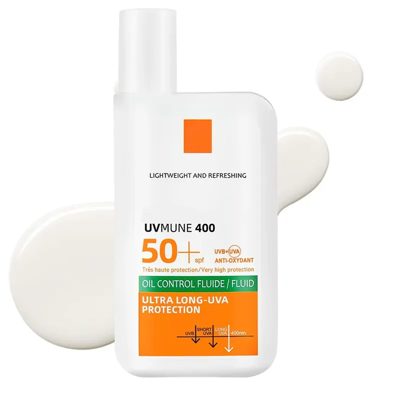 SPF50+ Sonnencreme, Leichte Nicht-Fettige Gesichts- und Körper-UV-Schutzlotion, Langanhaltend Feuchtigkeitsspendend, Erfrischende Tägliche Sonnenschutzpflege