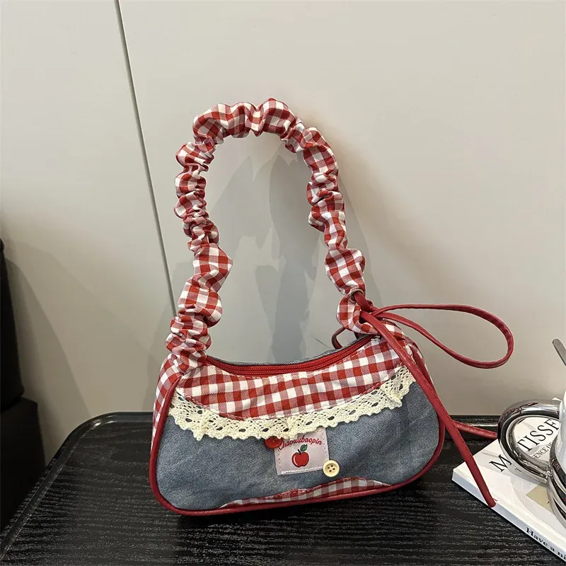 Modische Freizeittasche, vielseitige Einkaufstasche, geräumige Schultasche, Umhängetasche/Unterarmtasche