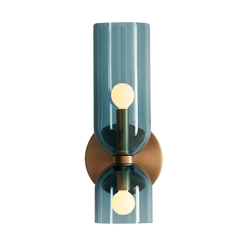 Nordic minimalistische kreative Glas Wandleuchte Flur Foyer Schlafzimmer Wohnzimmer Nachttischlampe Studie Kunst Licht Luxus Wandleuchte