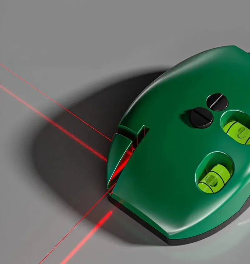 90-Grad-Laser-Wasserwaage, elektronisches Infrarot-Linienwaage, hochpräzises Langstrecken-Wand-Wasserwaage-Werkzeug, batteriebetrieben, tragbares Maß