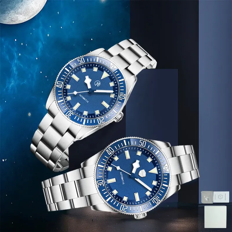 2026 Neue Rollstimi Herrenuhren Luxus Automatikuhr Herren Mechanische Uhr Top Saphir Edelstahl 10BAR Uhr Leuchtend
