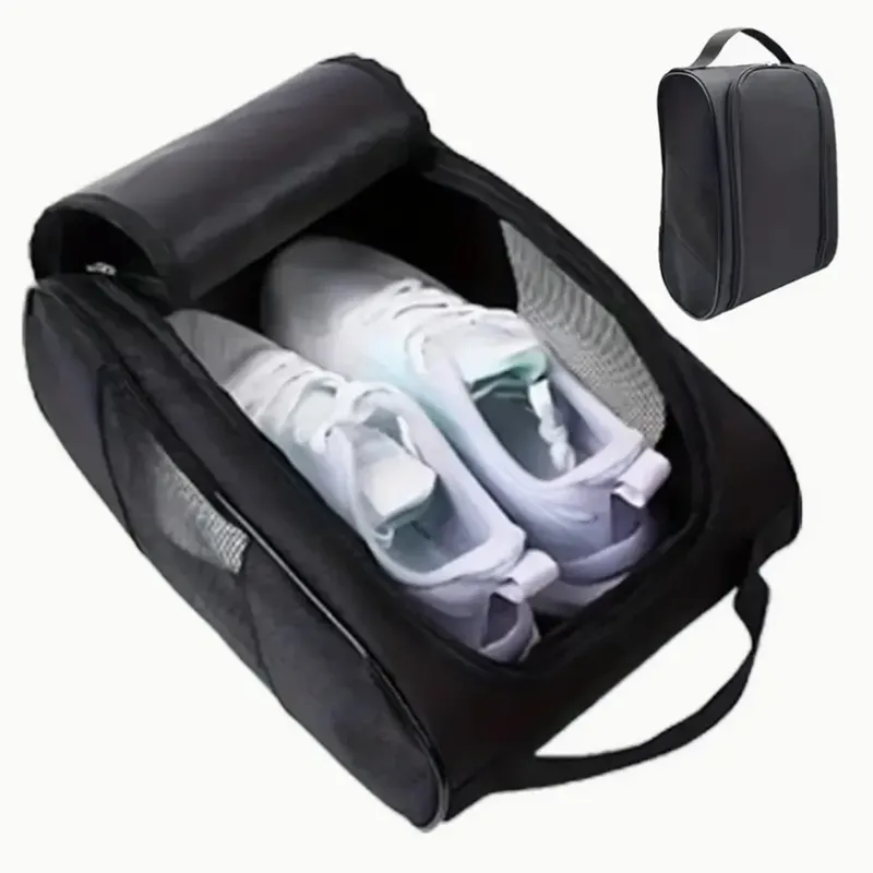 Tragbare Golf-Schuhtasche, Oxford-Stoff, Schuhtragetaschen, atmungsaktiv, leicht, Golf-Handtasche, staubdicht, Fußball-Tennis-Schuhtasche