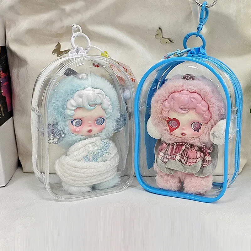 HUA HUA Babykleidung, transparent, staubdicht, 15 cm, Schutzhülle, Gehbeutel, Aufbewahrung, Vitrine HUA HUA