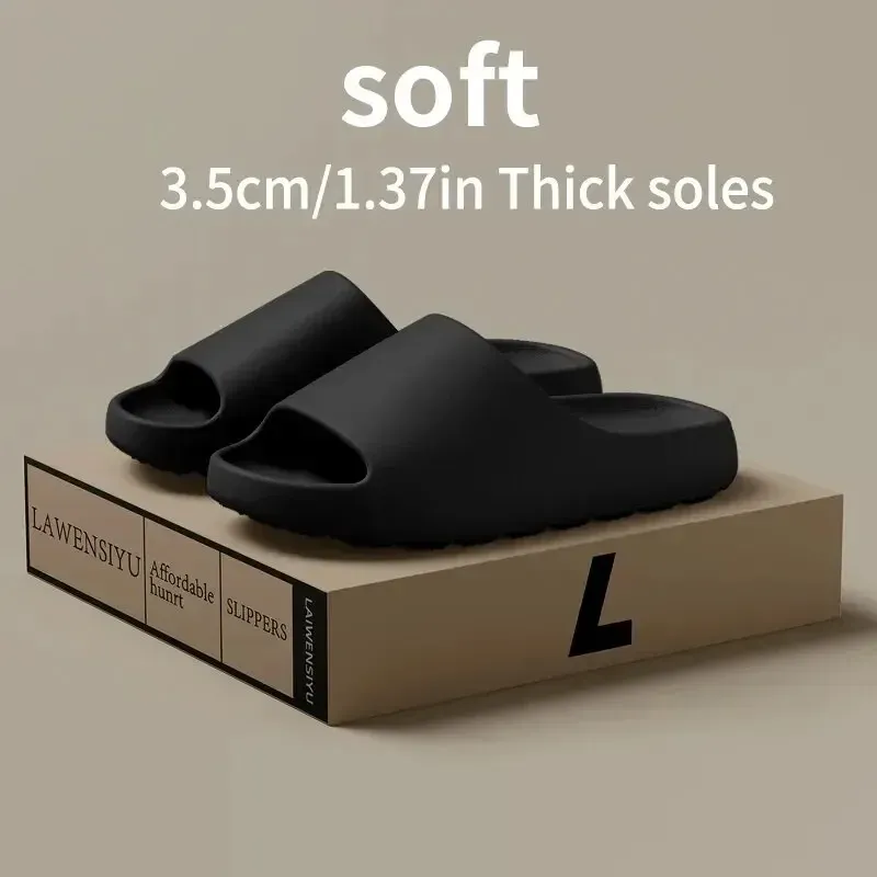 Coconut EVA Weiche Hausschuhe mit dicken Sohlen Damen Sommermode Tragen Hausschuhe Home Shower Sandalen Herren Strandschuhe Slides