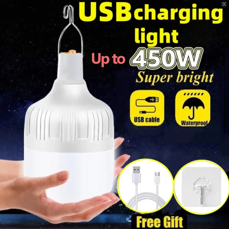 USB wiederaufladbare LED multifunktionale Notbeleuchtung Haus Outdoor tragbare Laternen Notfalllampe Laterne BBQ Camping Licht