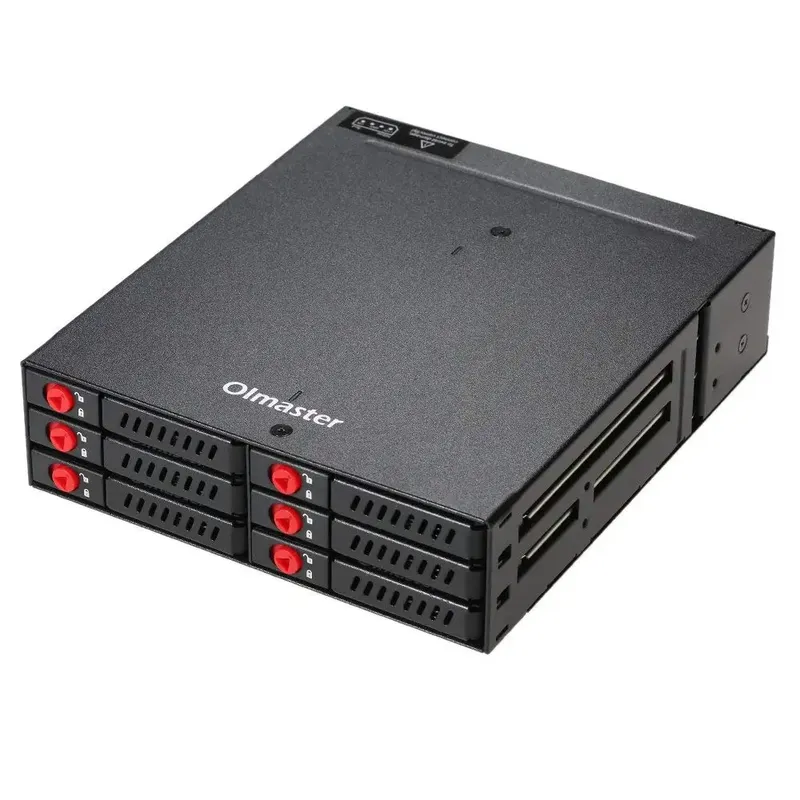 6-Bay 4-Bay 2,5 Zoll SATA SSD HDD Hot Swap Mobile Rack/Gehäuse Festplattengehäuse Rack Datenspeicher für 5,25 Laufwerk 4 Bay