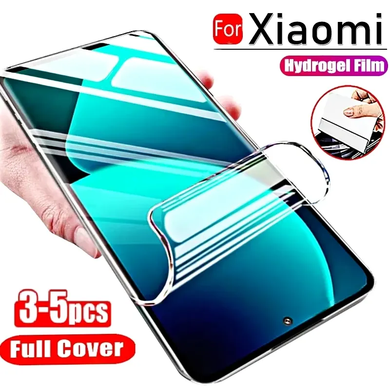 Hydrogel Film Für Poco X6 F6 X5 F5 M6 M7 X7 F7 Pro Screen Protector Für Xiaomi Redmi Hinweis 12 13 9 10 11 15 14 Pro 10C Weiche Film