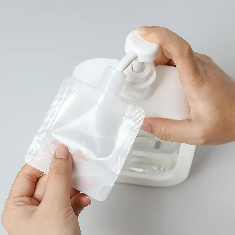 30/50/ML Lotion Dispenser Tasche Reise Wiederverwendbare Beutel Shampoo Flüssigkeit Auslaufsicher Nachfüllbare Kosmetische Verpackung Lagerung Container