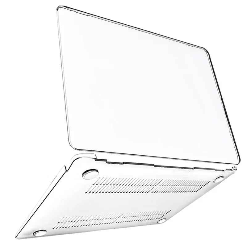 Kristallklare Laptoptasche für MacBook Air 13,6 M4 15 M3 Hardcover für Mac Book Pro 13 M1 M2 14 M4 16 2025 Hülsenzubehör
