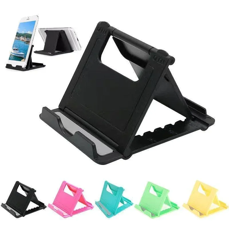 Mini Einstellbare Kreative Tragbare Universal Klapp Kunststoff Telefon Halter Tablet Computer Ständer Für ipad iPhone Samsung Xiaomi