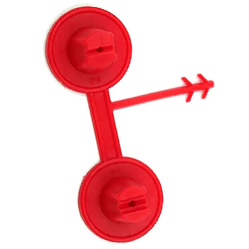 Wiederverwendbare Polyurethan-Sprühschaumdüsen, Tipps für Decken- und Wandisolierung, Handwerkzeuge, einfach anzubringen, reinigbar, rot, 5,5 x 2 cm