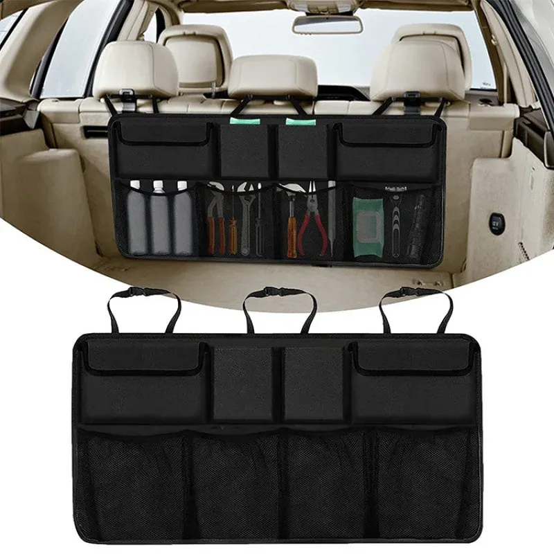 Aufbewahrungstaschen für den Kofferraum des Autos, Hängetaschen für die Rückenlehne des SUV-Autos, Netztaschen, Aufbewahrungsboxen für Autos, Aufbewahrungstaschen