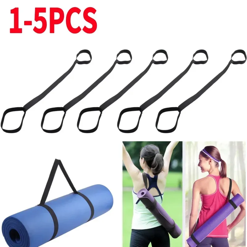 1–5 Stück Yoga-Mattengurt, verstellbarer Yoga-Matte-Halter, elastischer Sport-Schlinge, Schulter-Tragegurt, Aufbewahrungsgurt für alle Mattengrößen