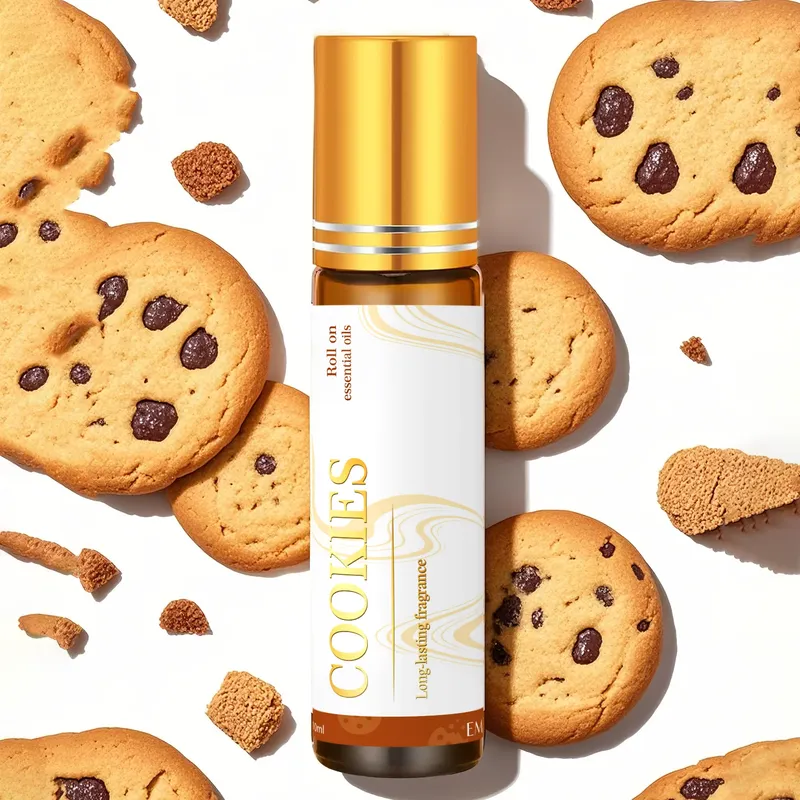 Ätherisches Öl mit Keksduft zum Aufkleben, 10 ml – warme Aromatherapie für Komfort und Entspannung – süßer gebackener Duft, Geschenke in Reisegröße
