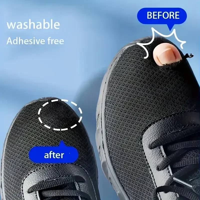 6 starke selbstklebende Schuhpflaster – langlebig, kratzfest und verschleißfest – Sneaker-Reparaturset für beschädigte Schuhe
