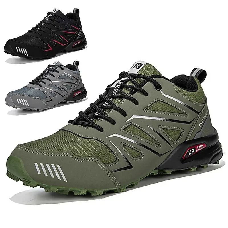 Wasserdichte Wanderschuhe Herren Outdoor Trekking Turnschuhe Bergsteigen Camping Trainer Jagd Taktische Stiefel Fahrrad Schuh Männlich