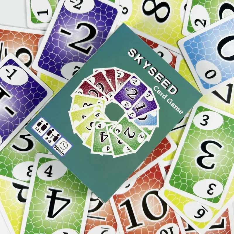 Skyseed-Kartenspiel 150, Spielkarten, Brettspiel, Deck, lustige Erkundung, Action-Edition, Weihnachts- und Halloween-Geschenke