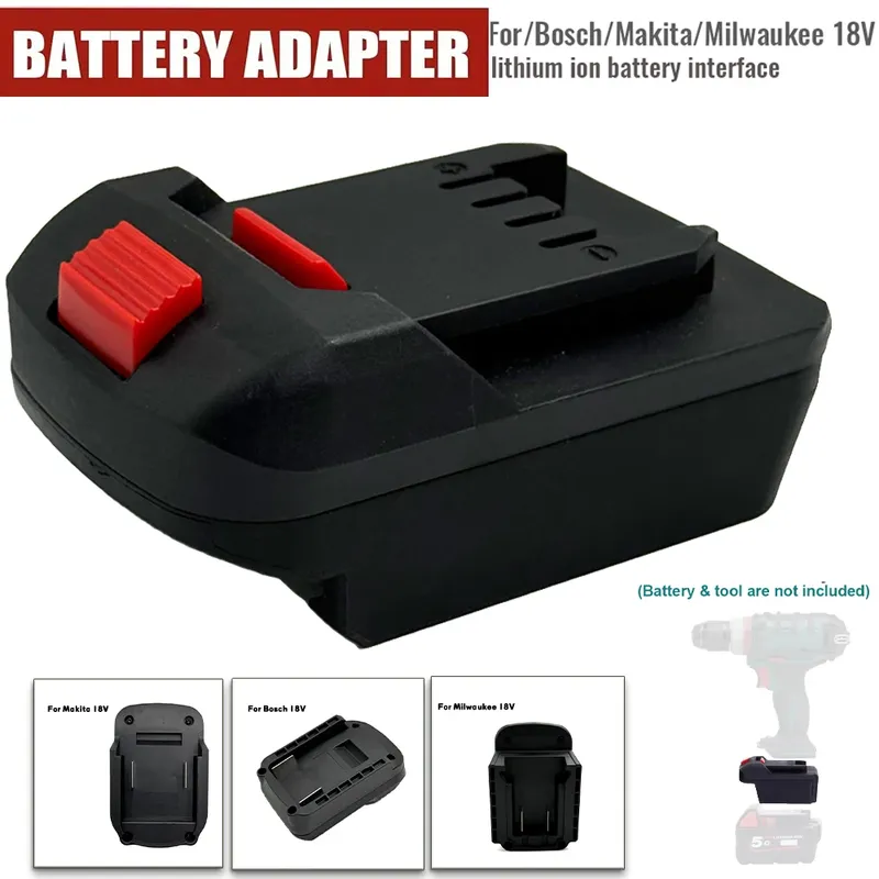 Adapter für Lidl Parkside X20V Li-Ionen-Werkzeuge für Milwaukee/Bosch/Makita 18V Li-Ionen-Akku-Adapter Elektrowerkzeug-Zubehör