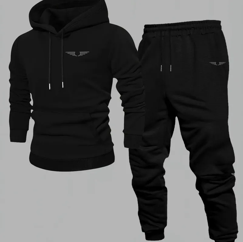 Kapuzenpullover für Herren, trendiges langärmliges Oberteil im amerikanischen Streetwear-Stil für Herren, 2025, neue Herbstkleidung für Herren