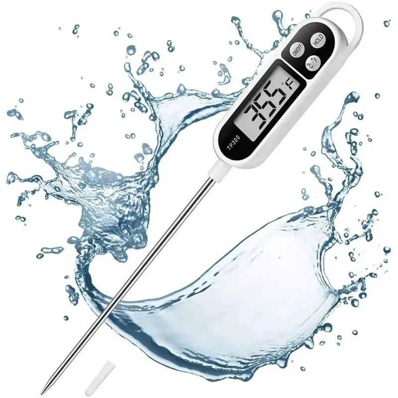 TP300 Digitales Wasser-Öl-Thermometer für die Küche zum Kochen von Fleisch, Lebensmittelsonde, Grill, elektronischer Ofen, Küchenutensilien, Lebensmittelthermometer