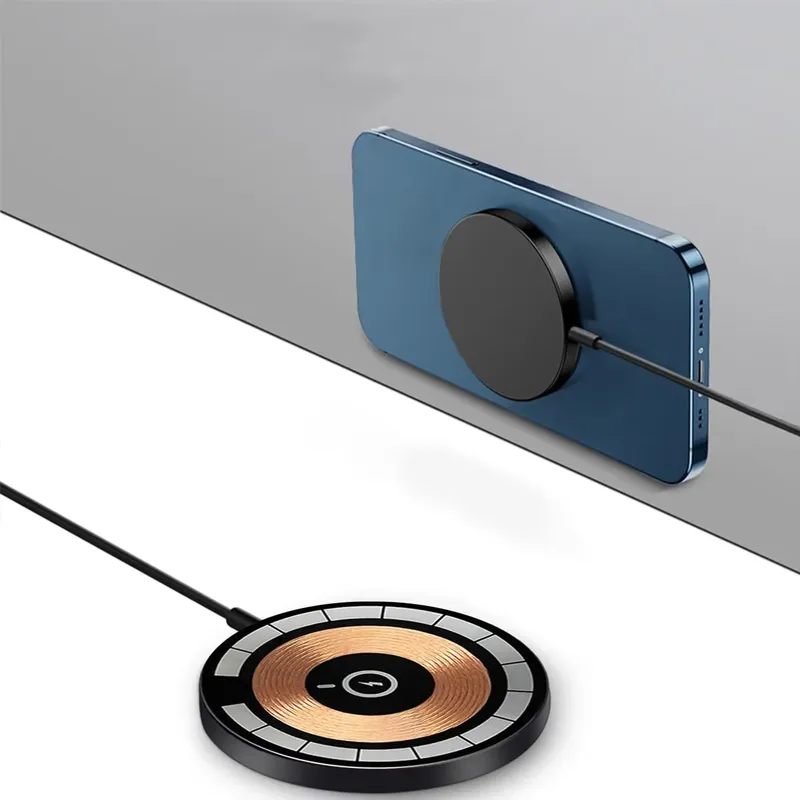 Magnetisches kabelloses Ladegerät für Magsafe iPhone 16/16Pro Max 15 14 13 12 Samsung AiPods Pro 3 Schnelle Ladestation