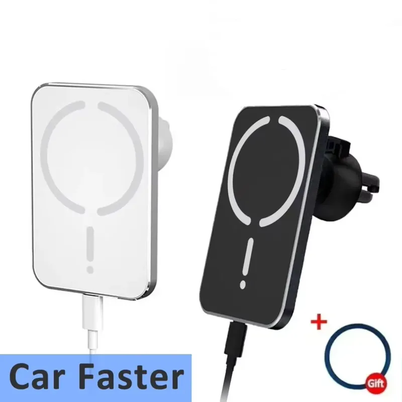 15W Magnetisches kabelloses Auto-Ladegerät für Lüftungsschlitze, Handyhalterung für MagSafe iPhone 16 15 14 13 12 Pro Max XS 11, schnelles Ladepad
