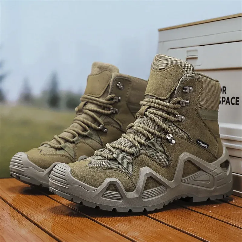 Winterstiefel Herren Schwarz Jagdschuh Militärische Taktische Arbeit Wanderstiefel Kampftrainingsschuhe Bequeme Stiefeletten 2025