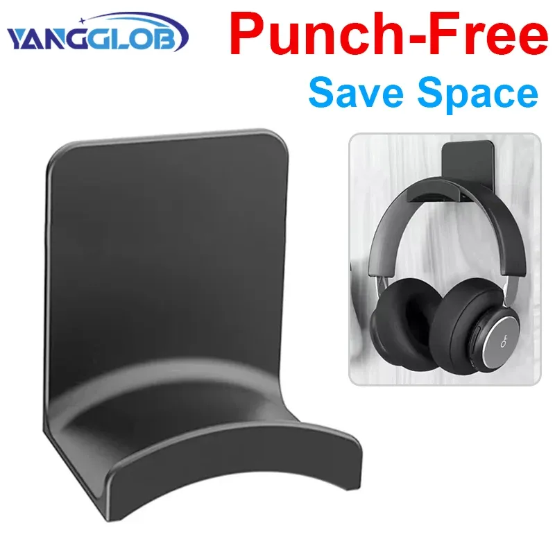 Universal Kopfhörer Ständer Adhensive Kunststoff Wand Halterung Aufhänger Unter Schreibtisch Headset Rack Halter Unterstützung für Gaming Kopfhörer Halterung
