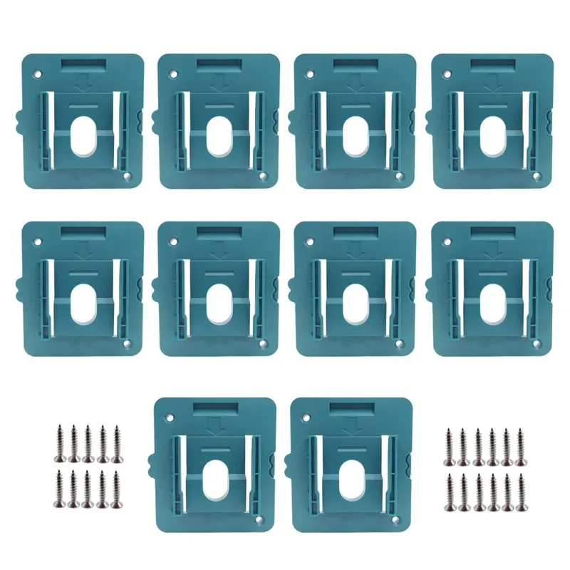 1–10 Stück Batteriehalter für Makita 18 V Akku, Wandmontage-Akkus, Aufbewahrungsorganisator für BL1830 BL1840 für Arbeitswagen, Regal, Toolbo