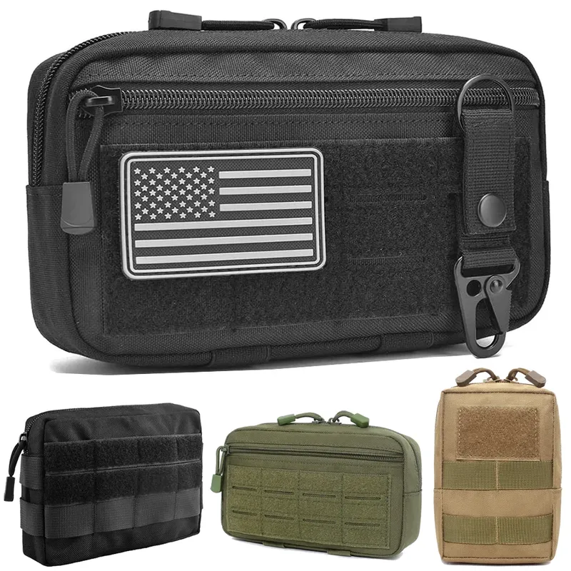 EDC Molle Taktische Tasche Hüfttasche Kompakte Utility-Beutel Taille Gürteltasche Medizinische Taschen Telefon Fall Outdoor Jagd Zubehör