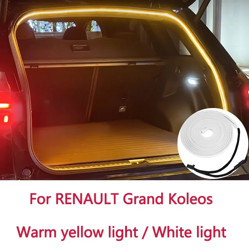Für RENAULT Grand Koleos Hinten Stamm LED Licht Bar Streifen Stamm Innen Dekorative Lampe Streifen Automatische Gepäck Atmosphäre Licht