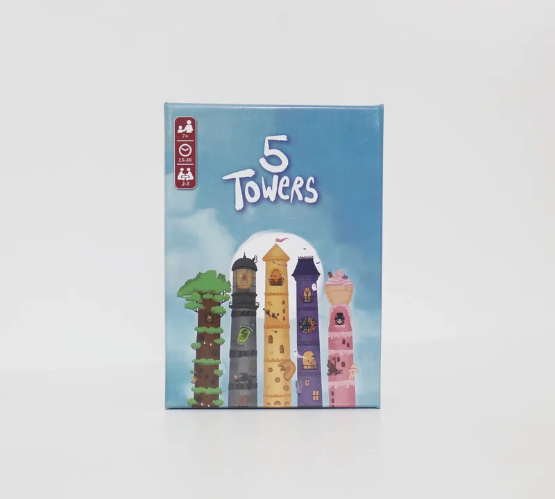 Brettspiel mit 5 Türen, 2–6 Spieler, schnelles Kartenspiel, lustiges Strategiespiel
