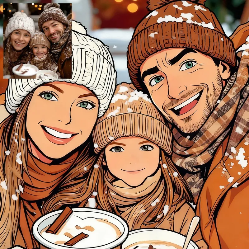 Benutzerdefinierte Fotos zu Anime-Porträts, personalisierte Geschenke für Familie und Freunde, rahmenlose Wohnzimmerdekoration, unvergesslicher Geburtstag