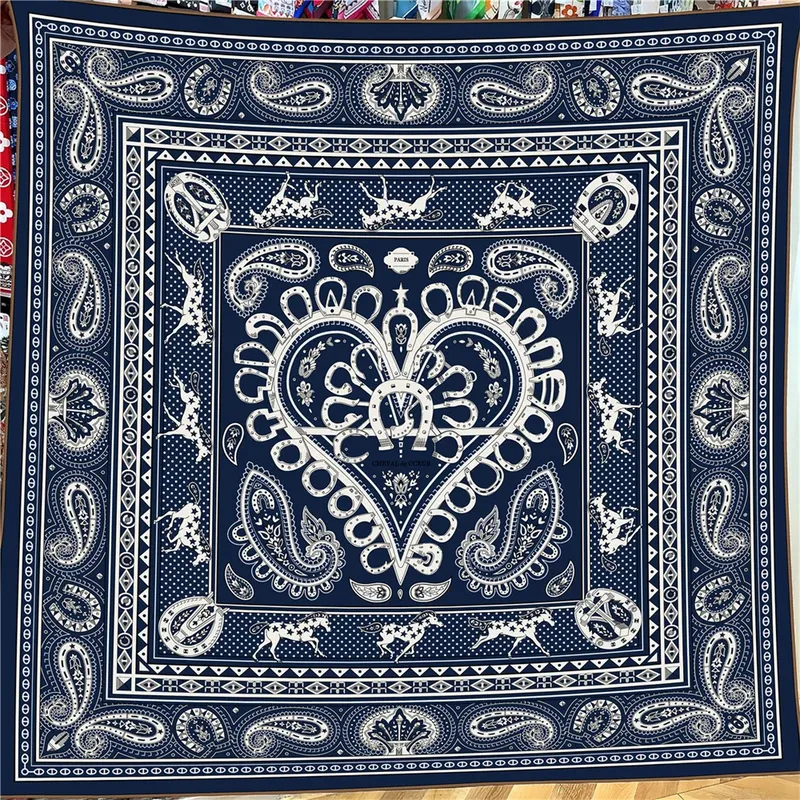 30 % Seide, 70 % Kaschmir-Schal, Designer-Luxus-Pashmina-Schals für Damen, quadratisch, handgerollte Kanten, Stola, Decke, großer Poncho, 135 cm