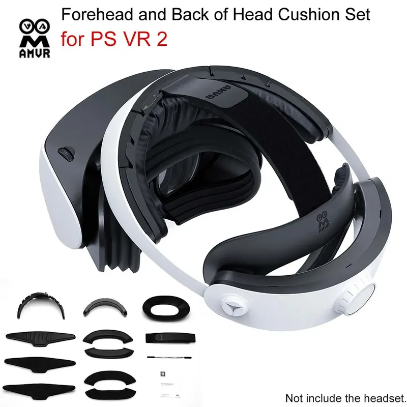 AMVR Comfort Kit für PS VR2 Stirnstützpolster Rückenkissen Set Ersatz Headset Teil VR Zubehör