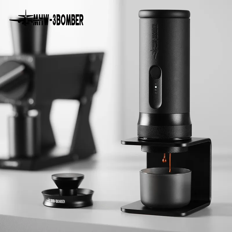 MHW-3BOMBER X-Press58 Espressomaschine 9Bar Druck Kaffeemaschine Heiße Eis Extraktion Keramik Heizung Tragbare Hause Barista Werkzeug