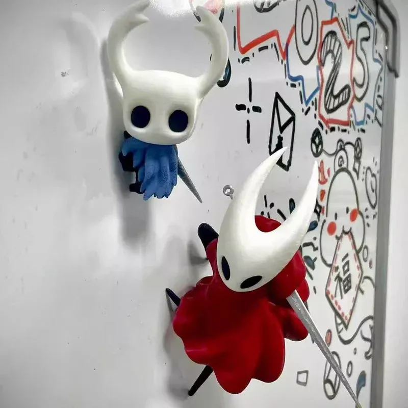 Hollow Knight Hornet Silksong Makoto Koji Spiel Kühlschrank Magnet Action Figuren Modell Kit Desktop Ornament Dekor Spielzeug Geschenke